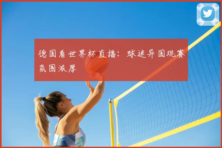 德国看世界杯直播：球迷异国观赛氛围浓厚